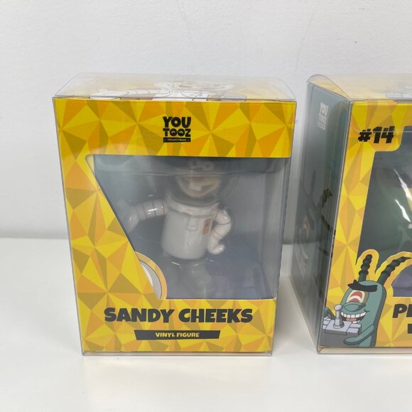 Youtooz Spongebob Squarepants Sandy Cheeks and Plankton - Picture 2 of 14